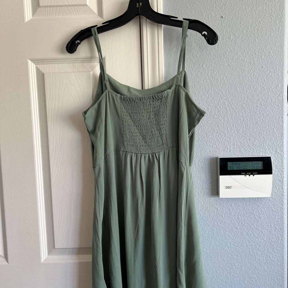 Khaki color and dress with tags